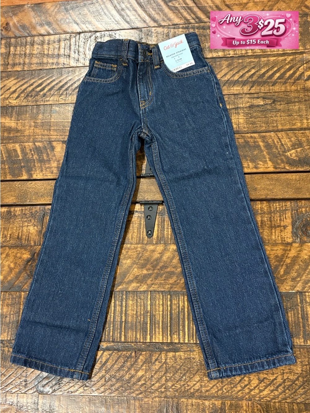 5 slim Cat & Jack Dark Blue Straight Leg Jeans